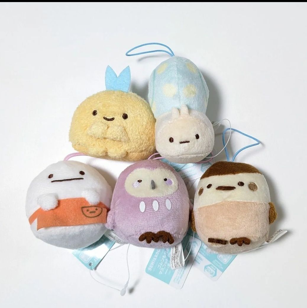 すみっコぐらし ゴムひも付きマスコット Part3 うつぶせゴムひも付き