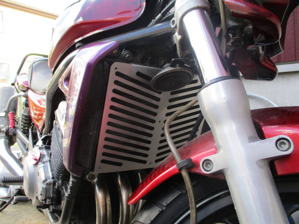 バリオス1・2/ラジエターコアガードカバー/ステンレス製Aタイプ