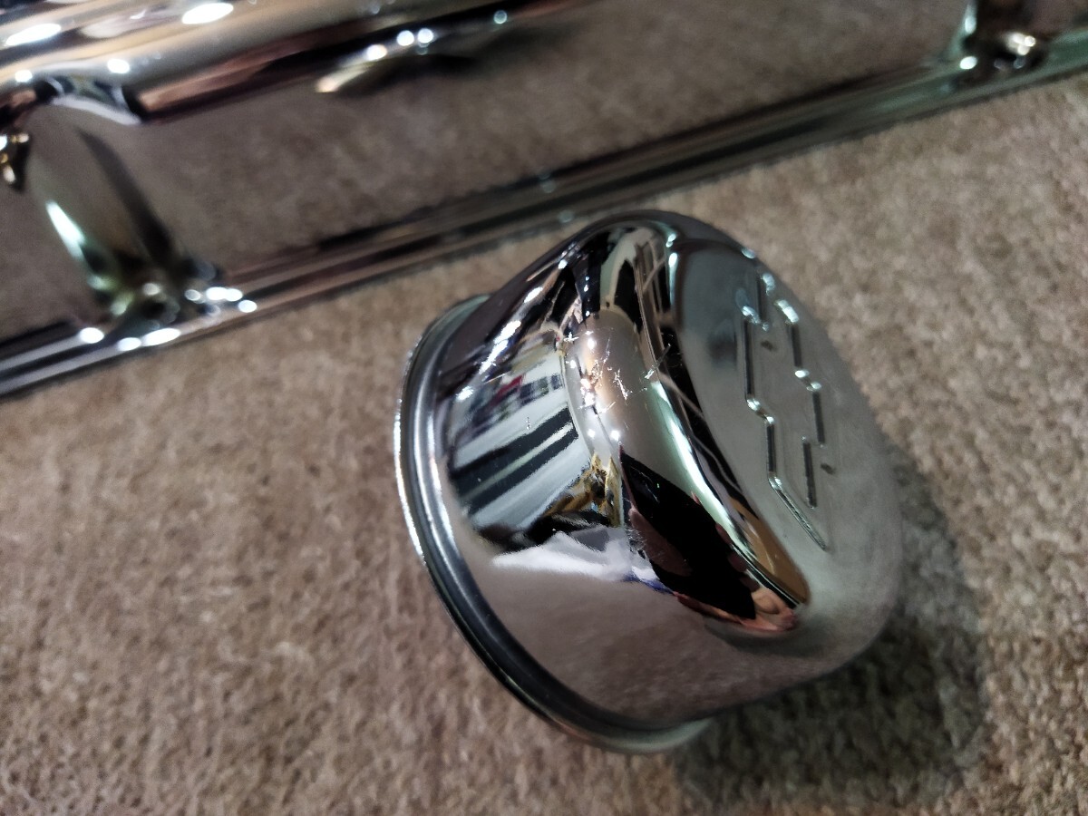 シボレー SBC サイドボルト バルブカバー クローム 350 305 ボウタイ