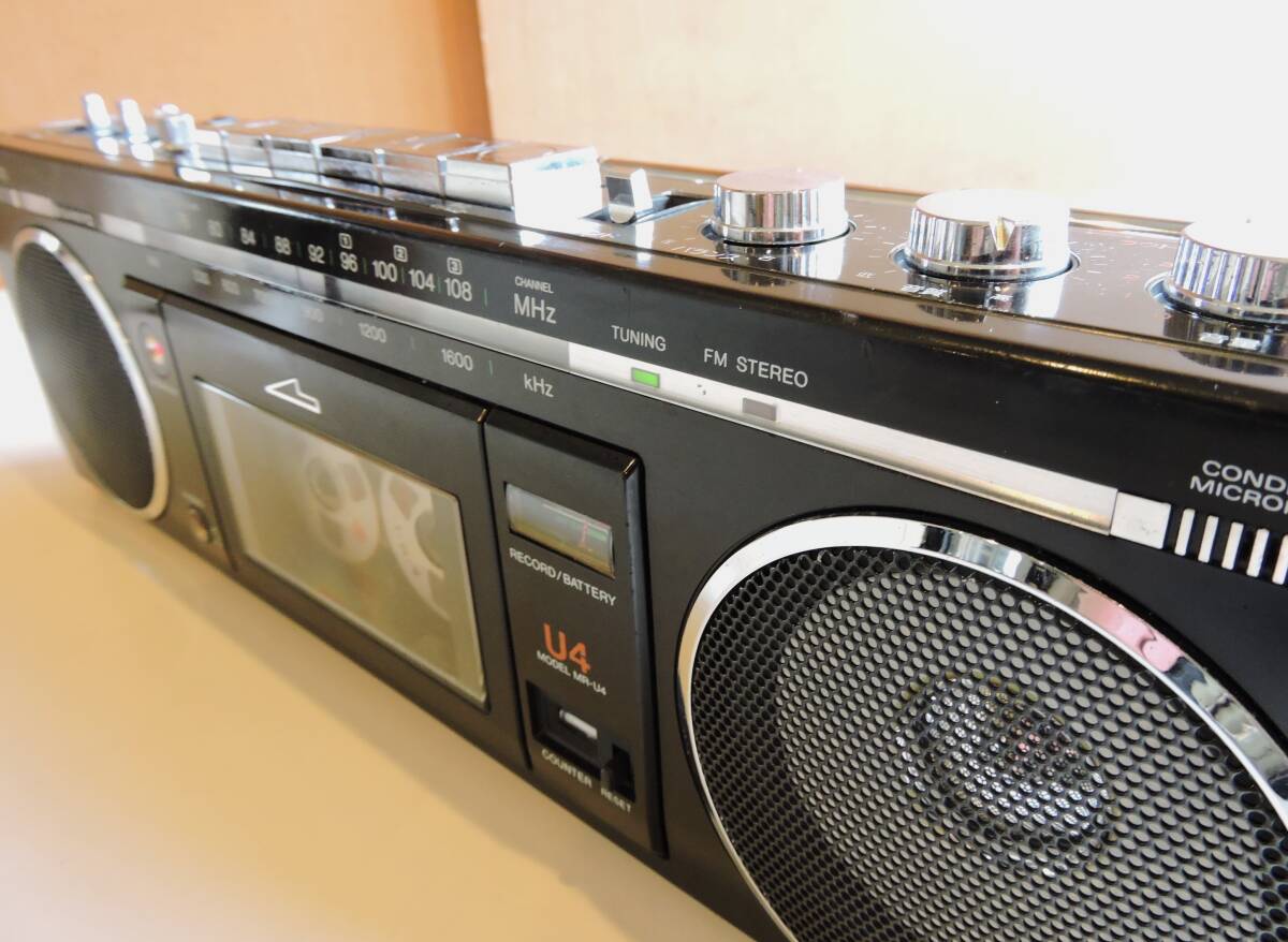 Yahoo!オークション - 80s SANYO 小型ラジカセ MR-U4 整備済み 名機 初