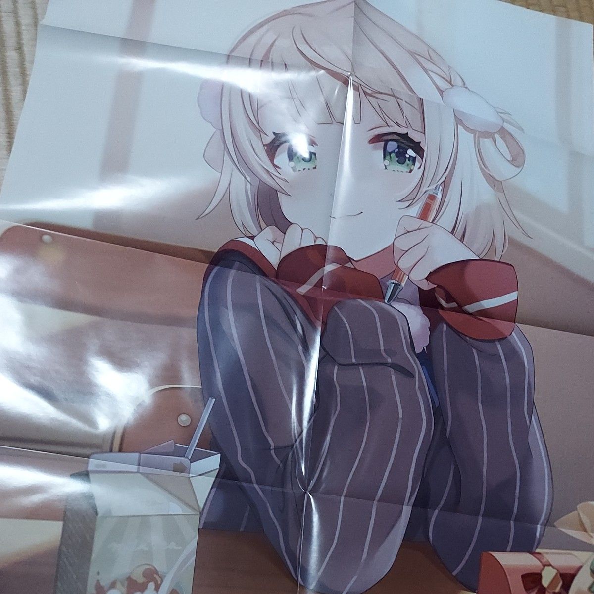 未開封 俺がしぐれういだ お面 ＋コンプティーク付属ポスター しぐれ