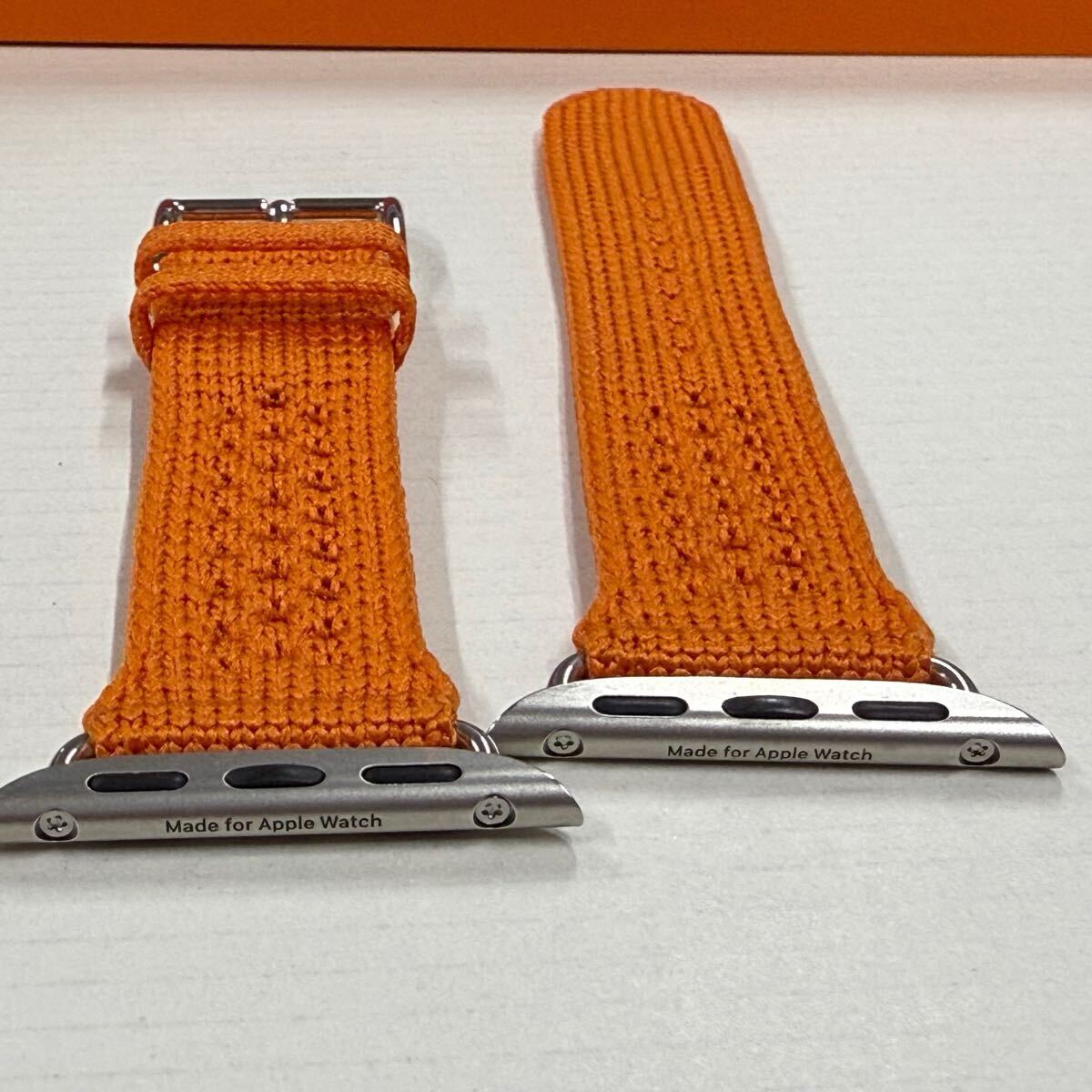 即決 未使用 希少 Apple Watch Hermes トリコ 42mm 41mm 40mm シンプル