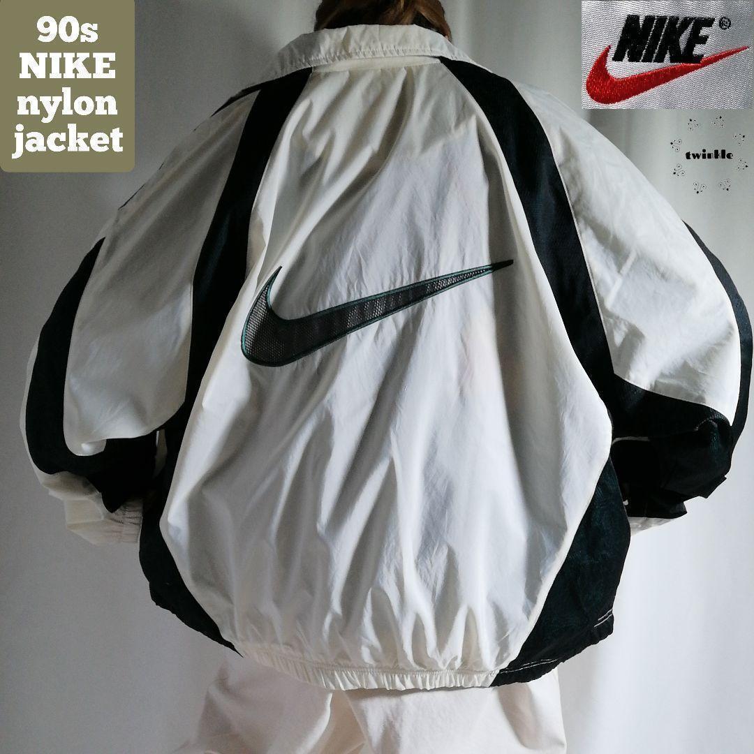 希少 90s NIKE オールド ナイキ NIKE AIR ナイロンジャケット