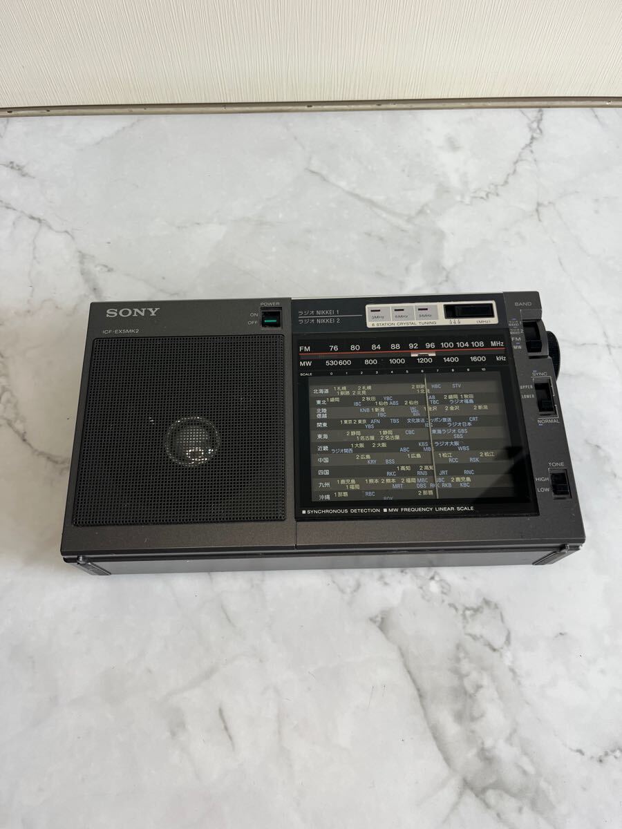 ア*き様 SONY ICF-300 3バンド トランジスターラジオ FM⁄AM⁄ SONY