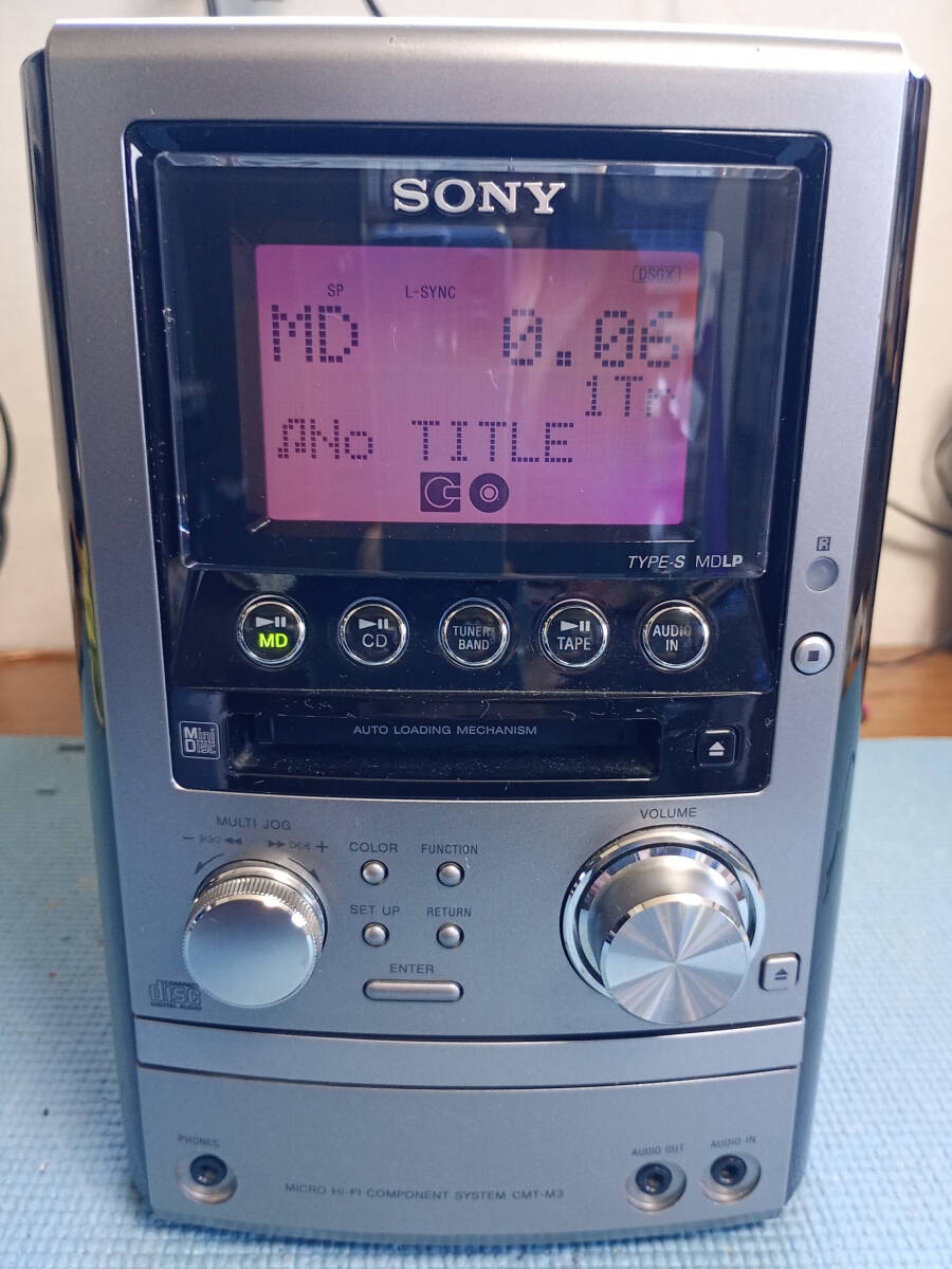 SONY ソニー MD/CD/カセット/BT対応 オールインワンコンポ CMT-M3 (HCD