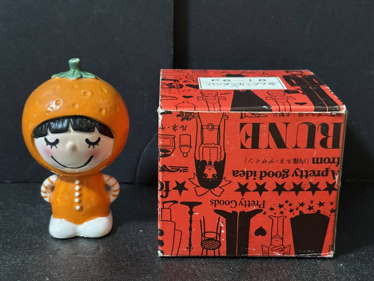 内藤ルネ 貯金箱 ゴン君 GON 昭和レトロ 珍品 レア 美品 70s RUNE 貯金