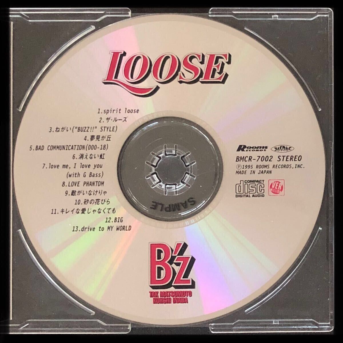 非売品 CD B'z 8th Album「LOOSE」見本品 SAMPLER プロモーション用