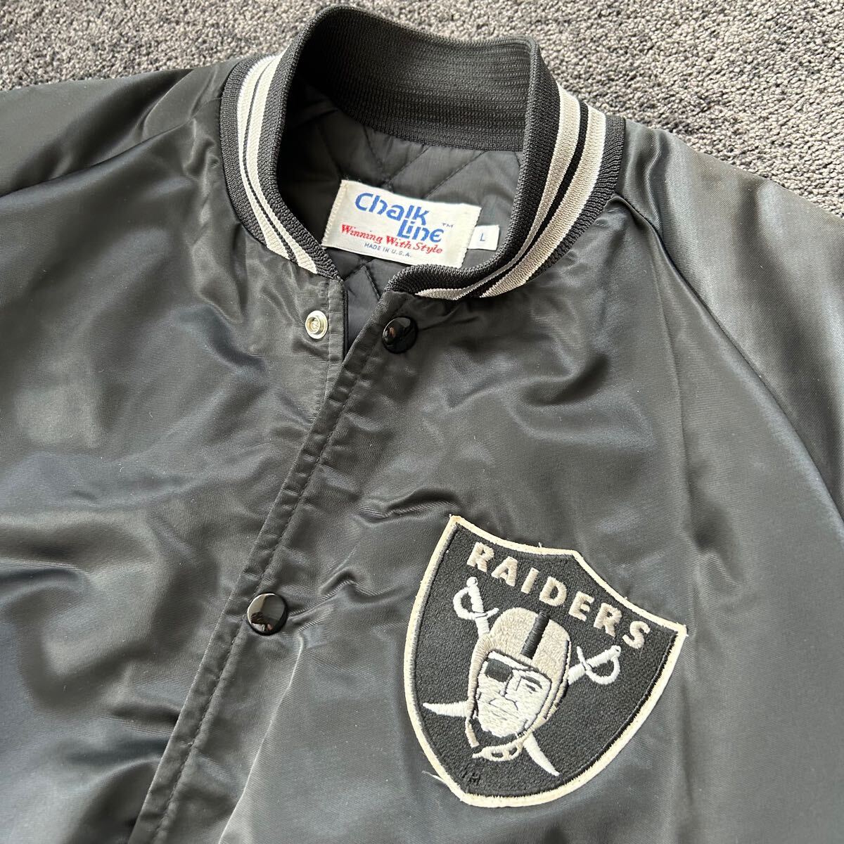 90s Chalk Line RAIDERS レイダース スタジャン ビンテージ アワード