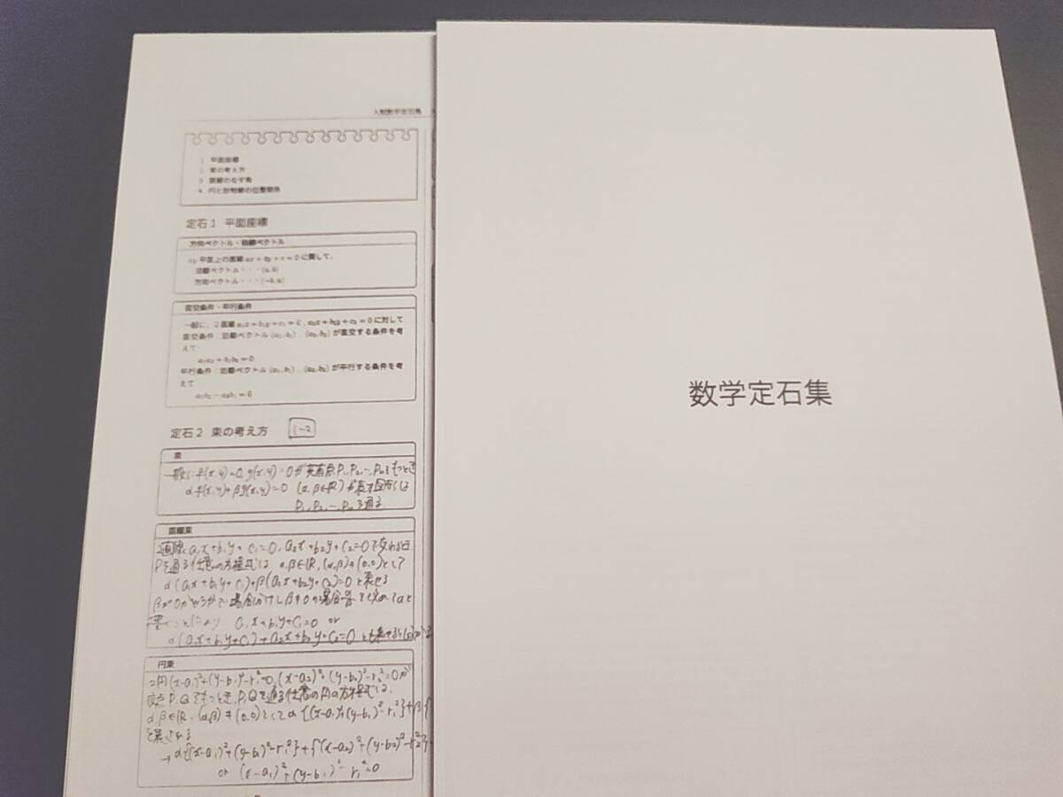 鉄緑会 23年度 高3数学SA1 数学定石集 フルセット 上位クラス 河合塾