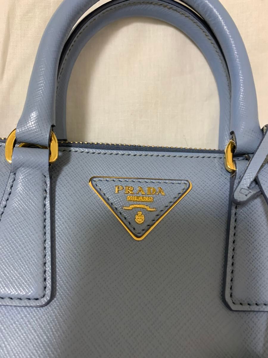 PRADA SAFFIANO LUX プラダ ライト ブルー サフィアーノバッグ ASTRALE