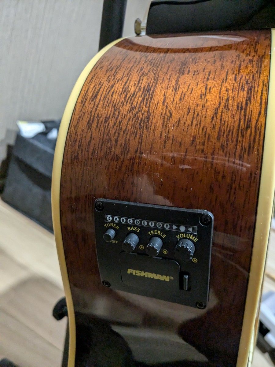美品/良音/エピフォンby GIBSON AJ-15E/VS 改FISHMANエレアコ 弦低め