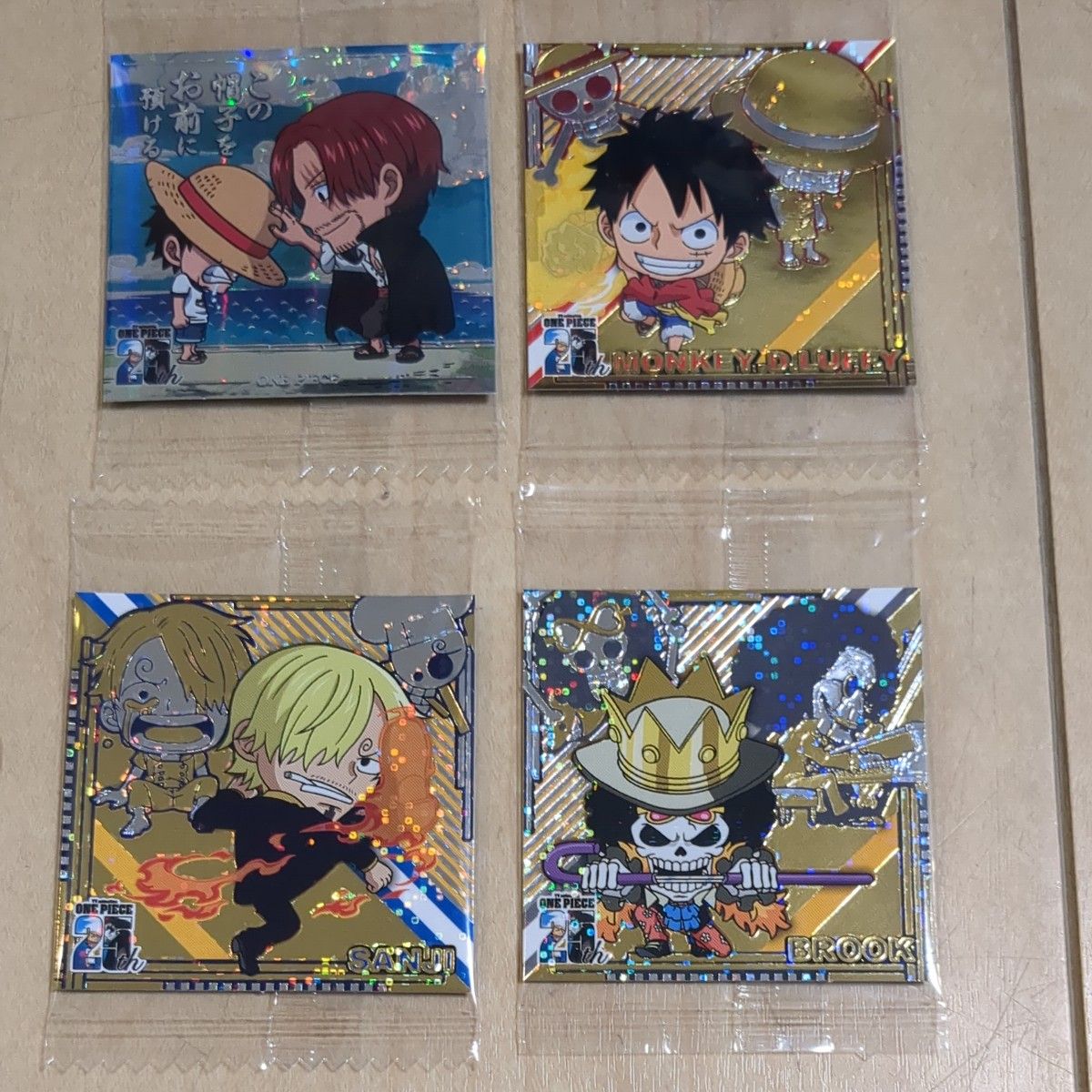 ワンピース大海賊シールウエハース モンキー・D・ルフィ＆シャンクス