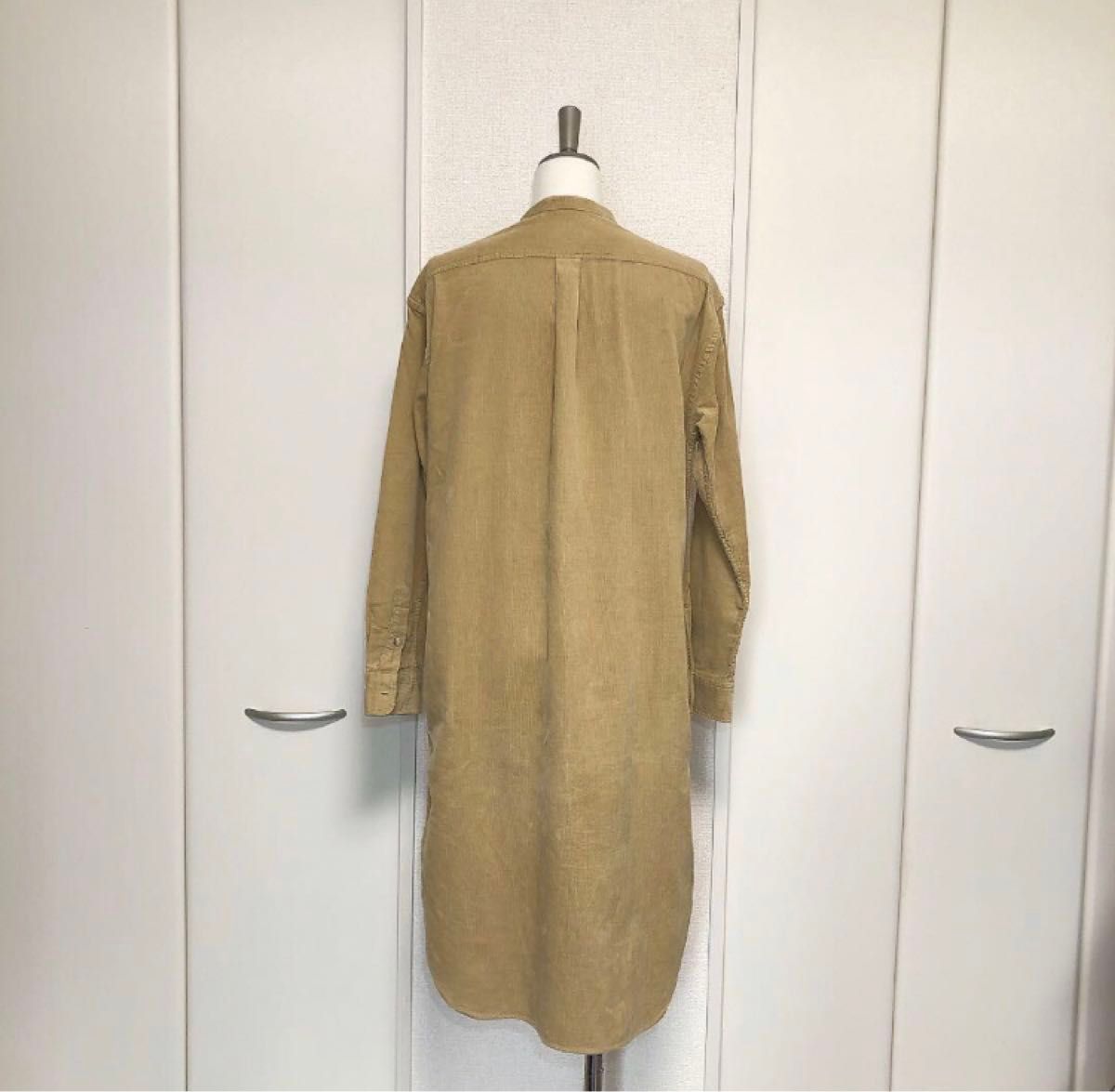 新作 RALPH LAUREN ラルフローレン コーデュロイ シャツ ワンピース