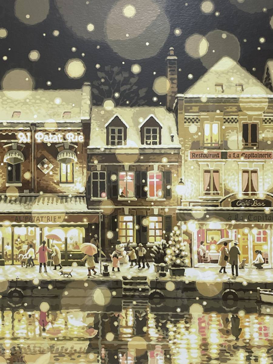 Yahoo!オークション - 真作 笹倉鉄平代表作 サン・ルーに降る雪 シルク