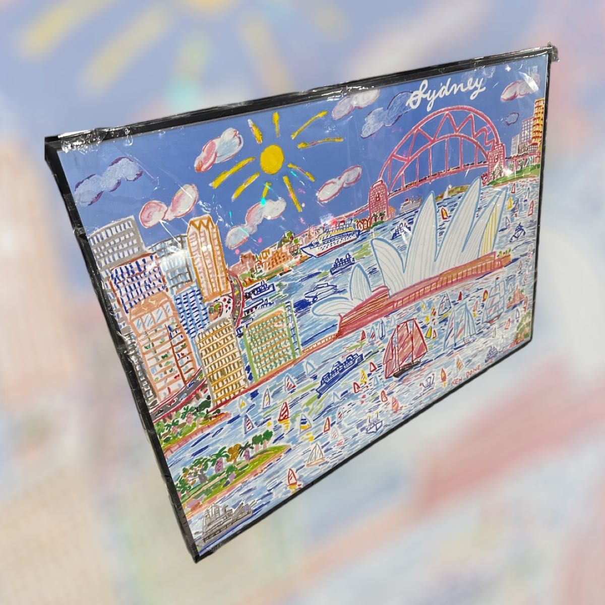 KEN DONE シドニー ポスター 50x72 額縁あり ケンドーン