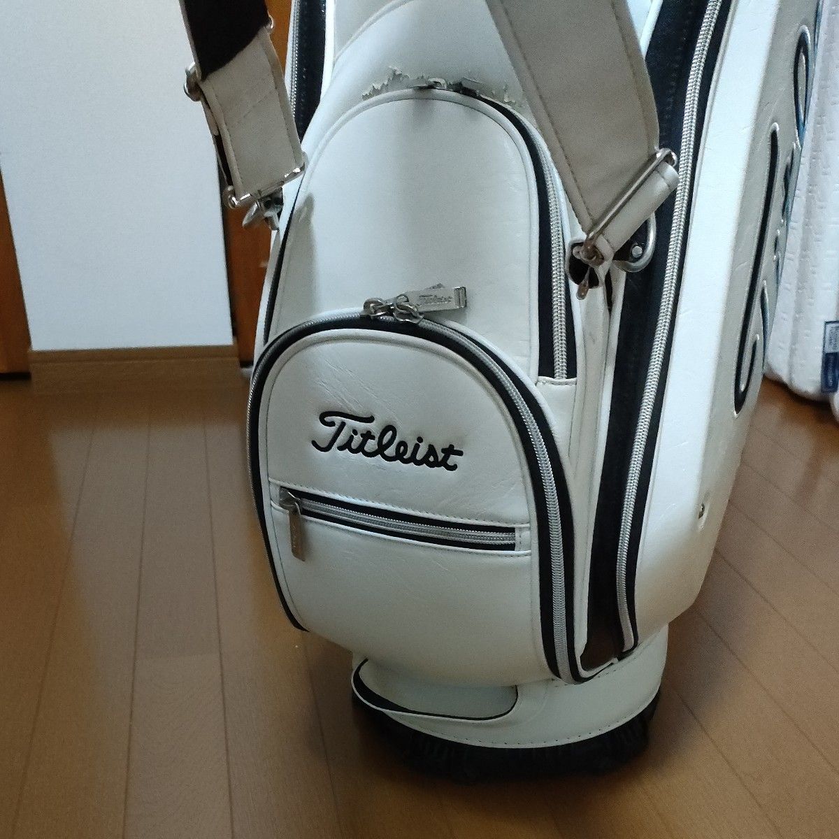 タイトリスト 9 0型 3点式 中古プロモデル(WH)ゴルフ キャディバック