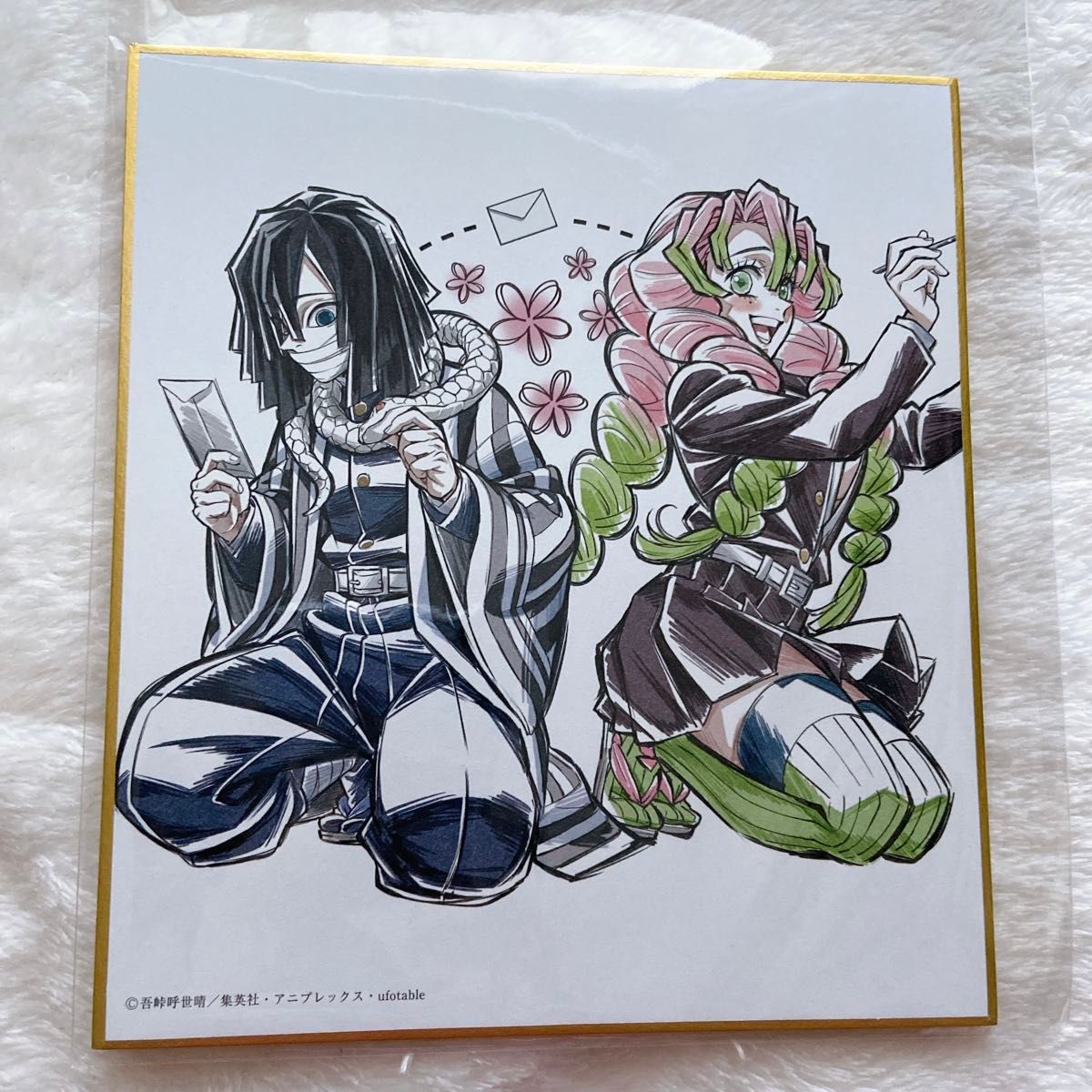 鬼滅の刃 ③ 伊黒小芭内と甘露寺蜜璃 柱描き下ろし ランダムデザイン