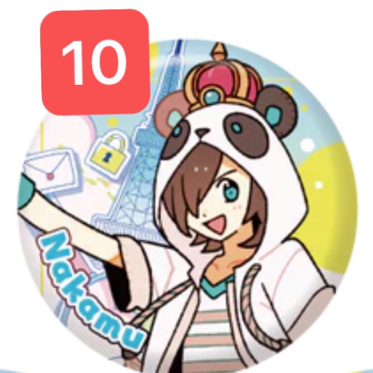 ワイテルズ タワばら トレーディング 缶バッジ nakamu10点 タワー