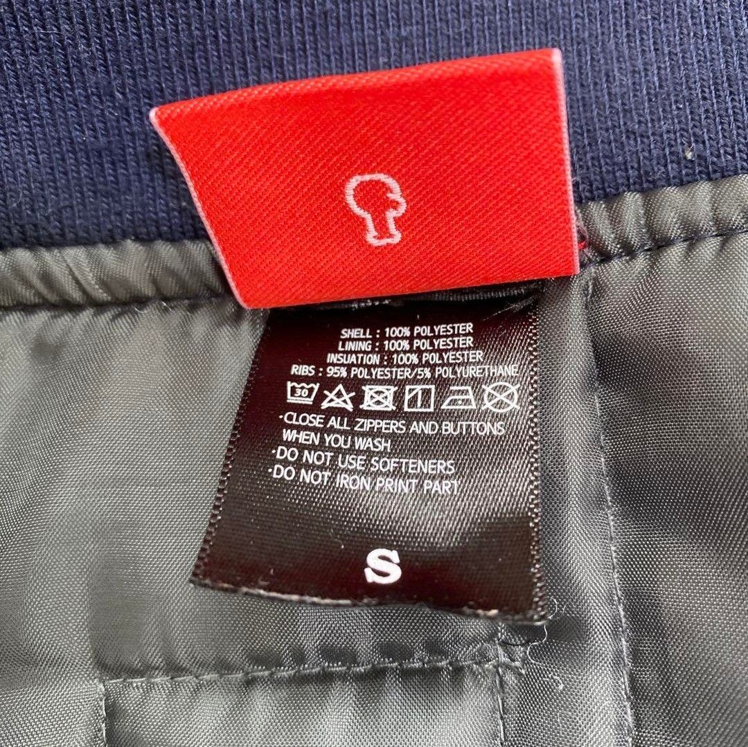 COCOLO BLAND ココロブランド ナイロンスタジャン ブルゾン ボング刺繍