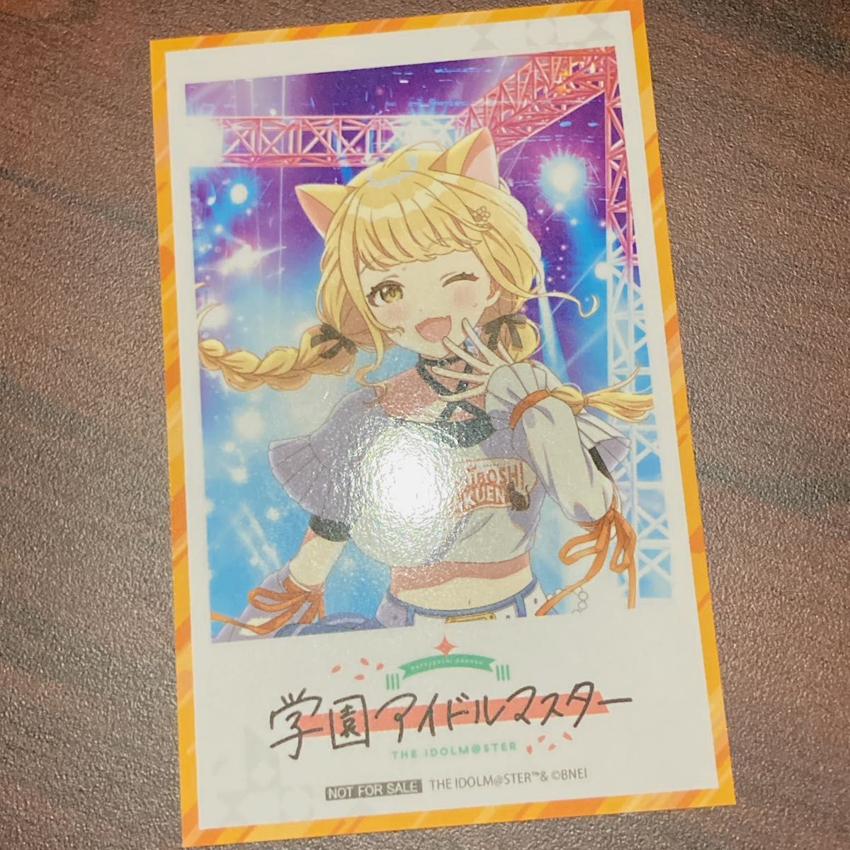 学園アイドルマスター 学マス 藤田 ことね フォトカード チェキ風