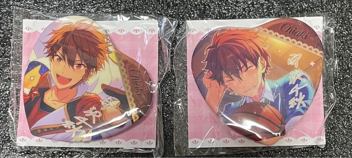 鬼龍紅郎 ハート缶バッジ ホワイトデー