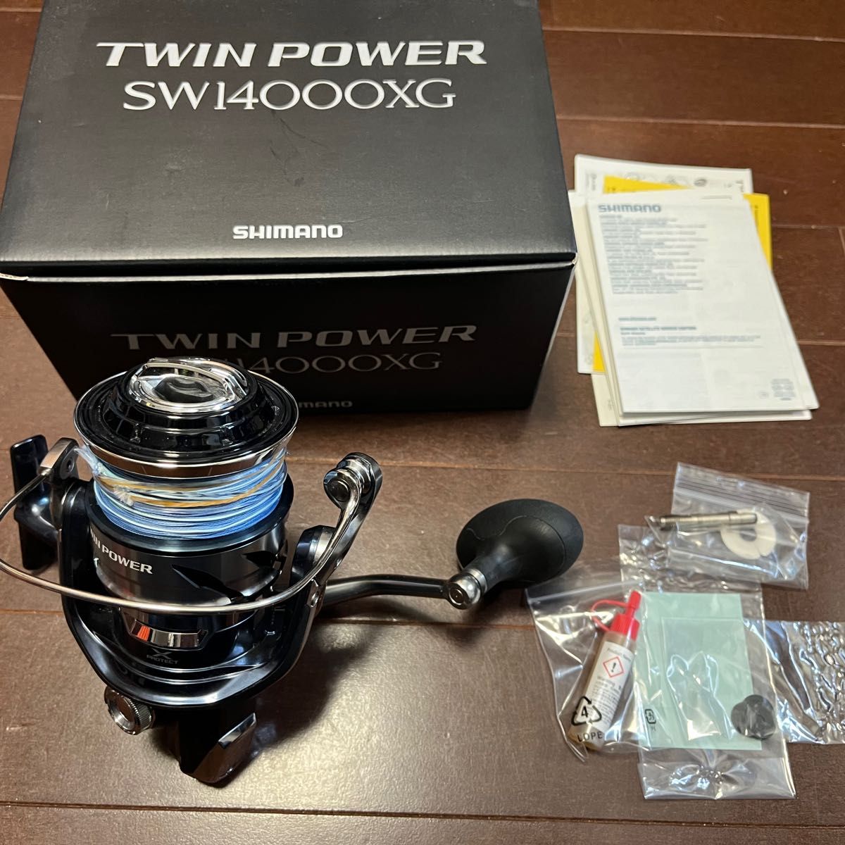 21ツインパワーSW 14000XG 美品 付属品全てあり ラインオシア8付き