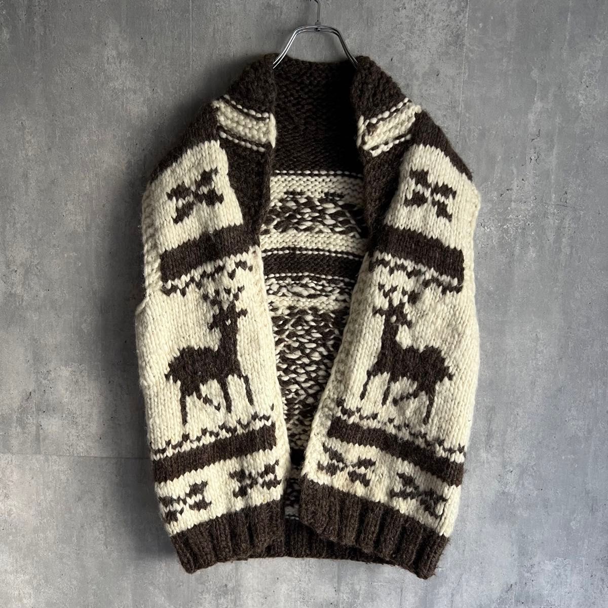 カナダ製】90年代 ヴィンテージ カウチンセーター ニットベスト 美品