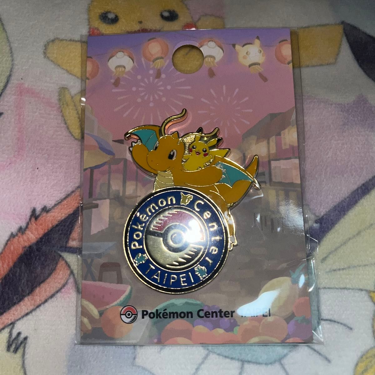 ポケモンセンタータイペイ 台北 限定 ロゴピンズ 台湾 ピンバッジ