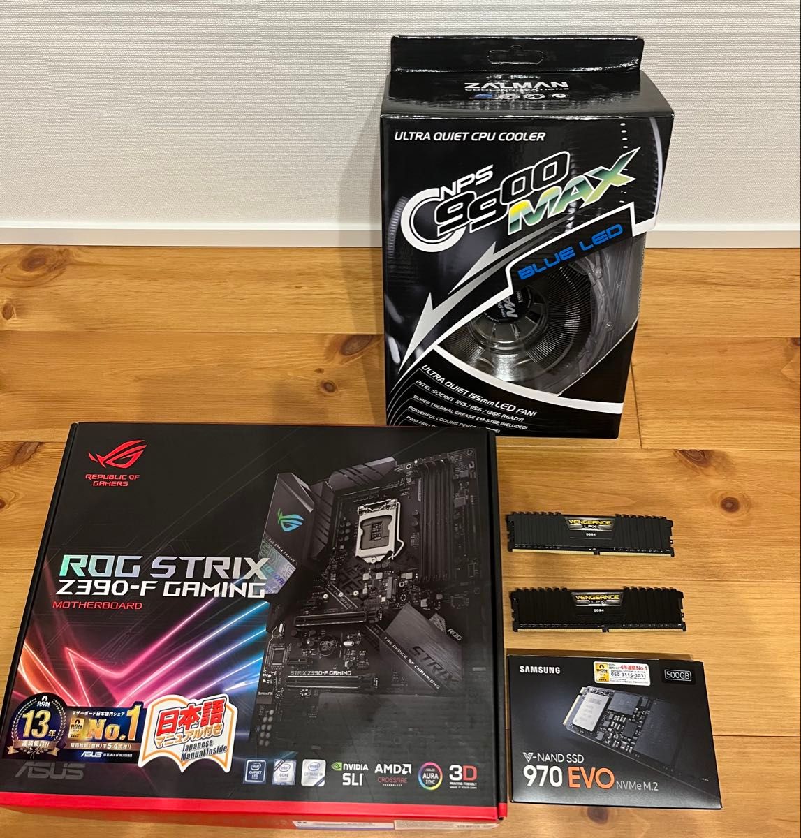 i7 9700k ROGSTRIX Z370-F GAMING MSIクーラ i7 9700k ROGSTRIX Z370-F
