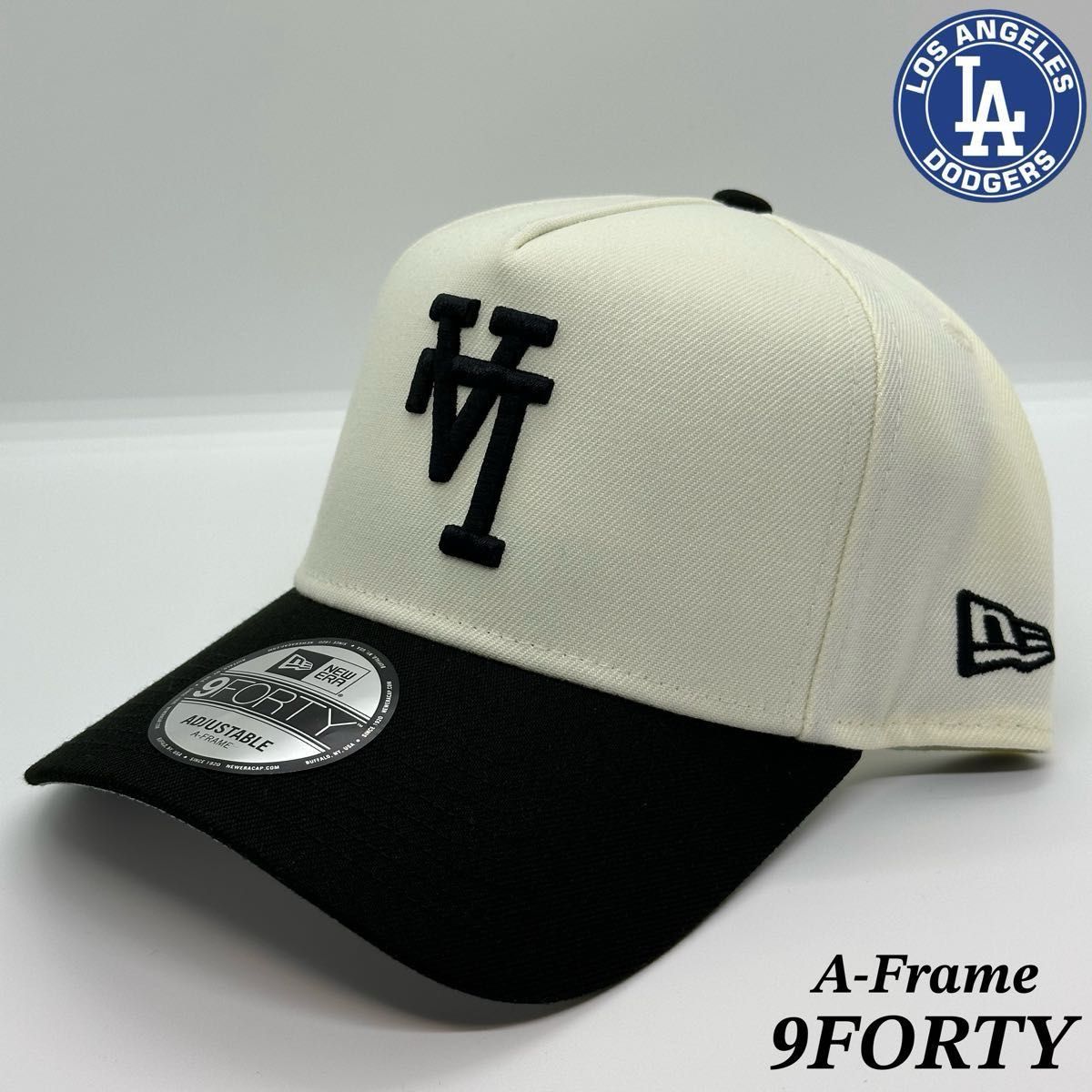 海外限定】 NEWERA 9FORTY A-Frame ドジャース キャップ LA逆ロゴ