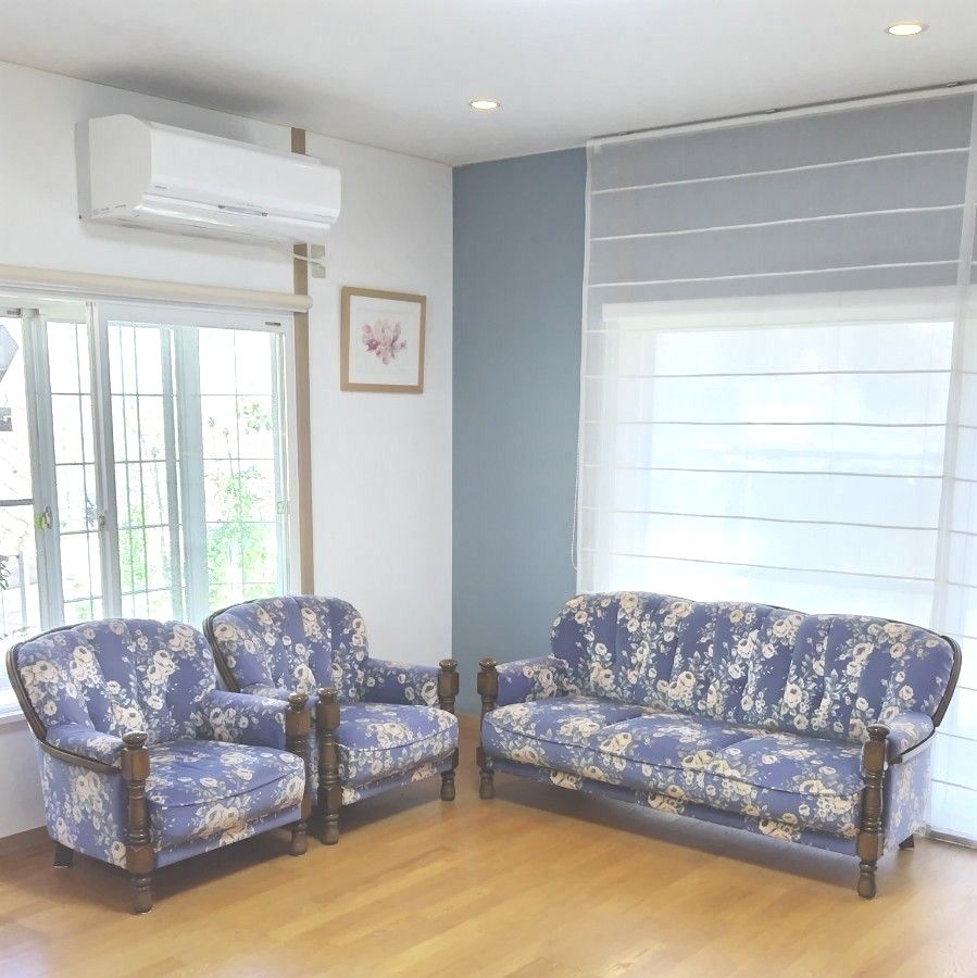 ラスト1点 【送料・設置無料】カリモク 1人掛け ソファ ②