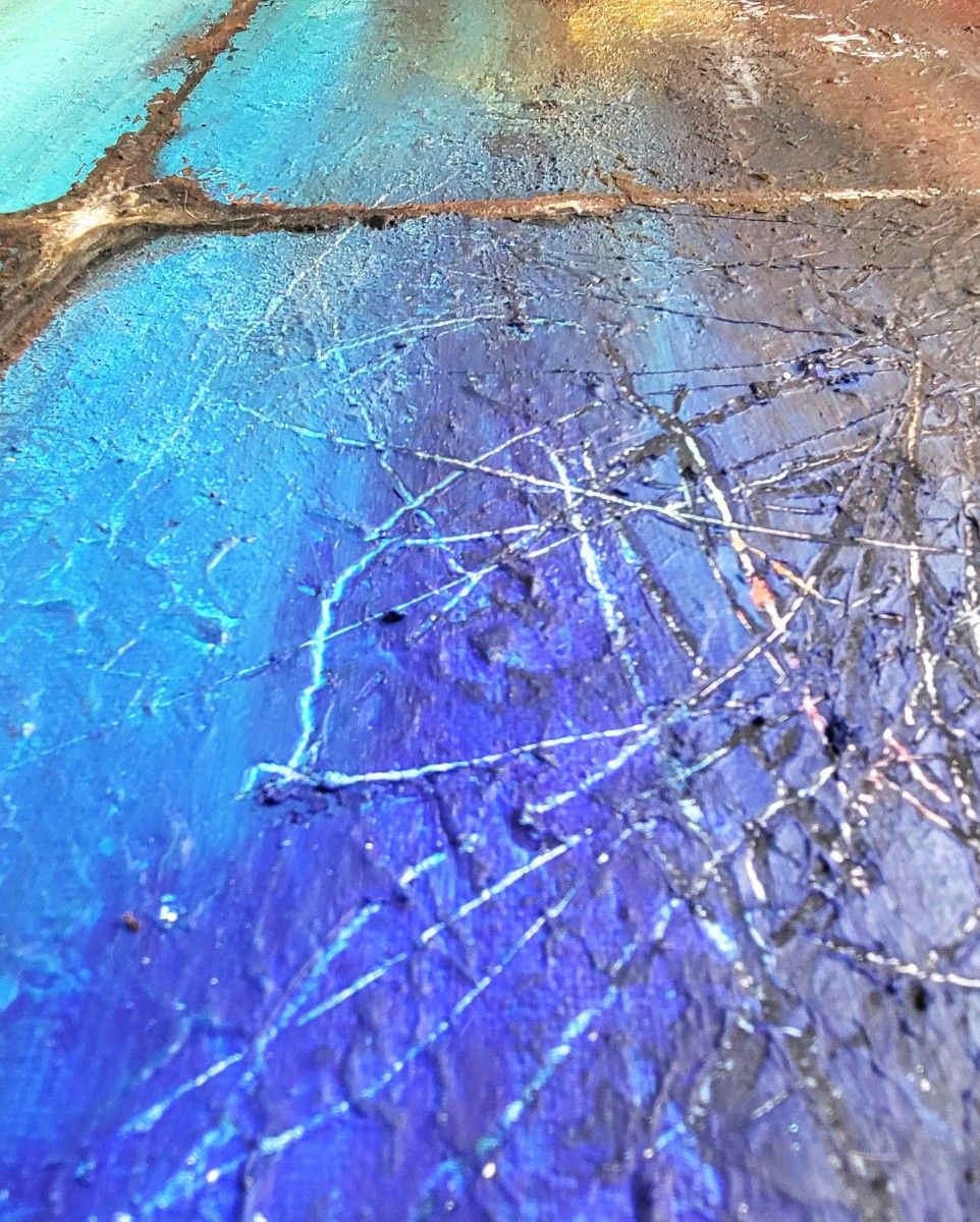 絶対零度 / 抽象画 73×61㎝ F20 インテリア モダン おしゃれ リビング