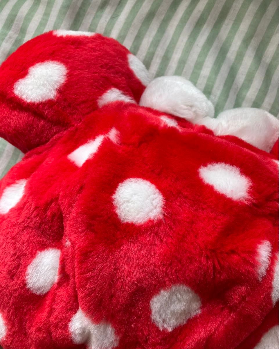 赤 リボン 水玉 ディズニー ファンキャップ ミニー｜Yahoo!フリマ（旧