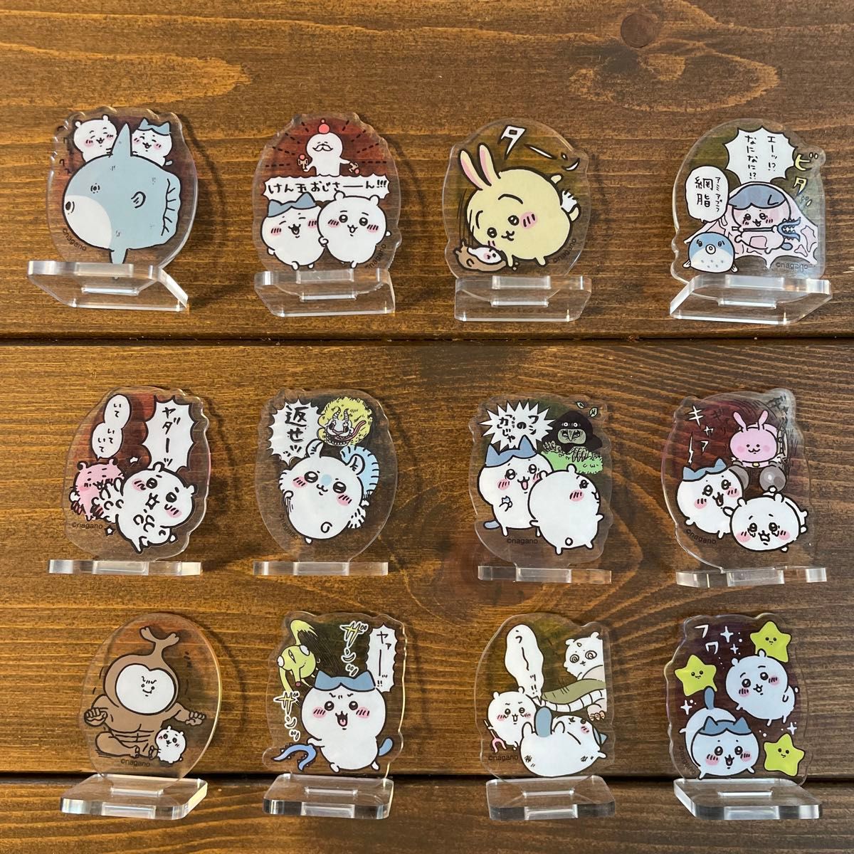 100均 ちいかわ アクリルスタンド 全12種 コンプリート コンプ