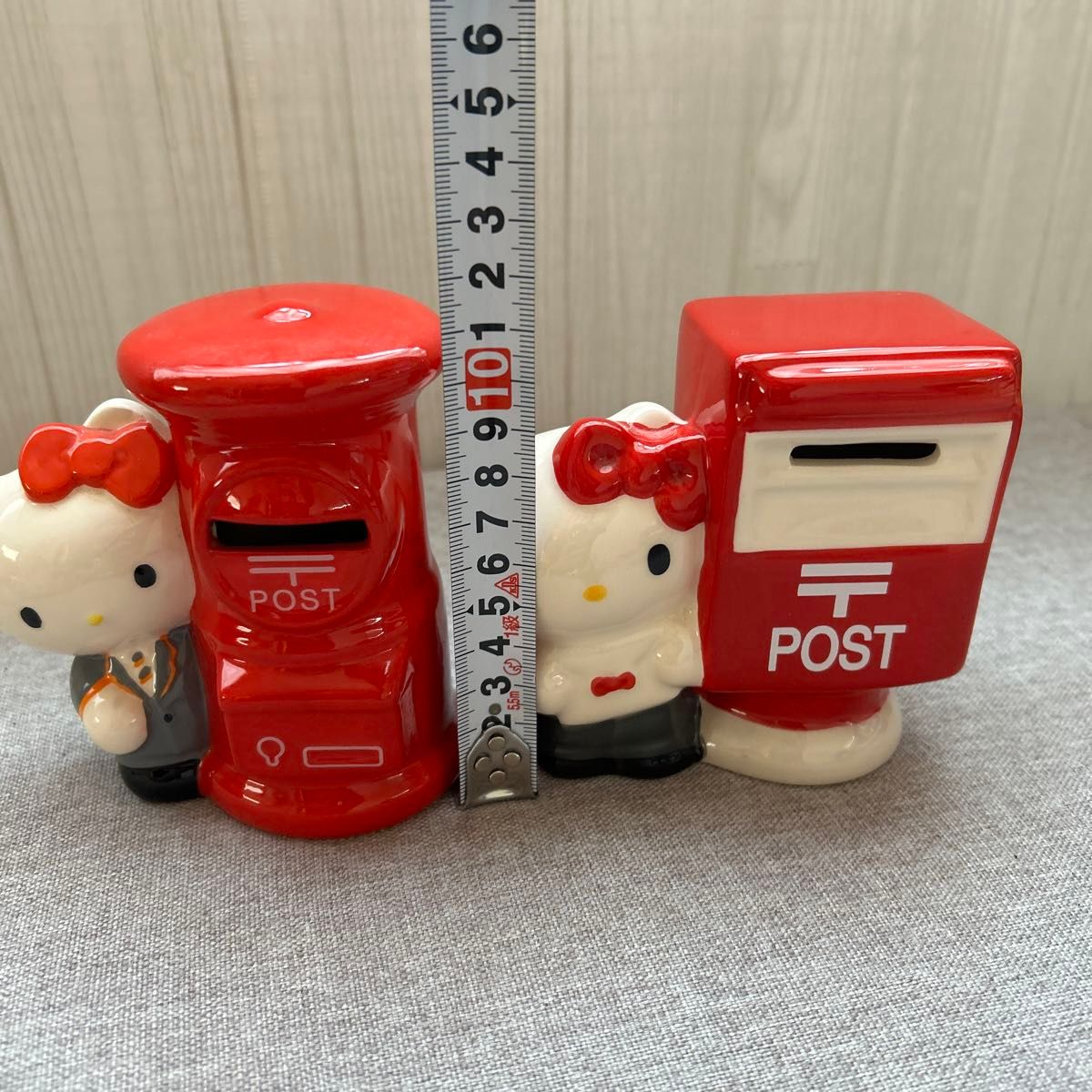 値下げ 激レア 入手困難 サンリオハローキティ70年代貯金箱 陶器製