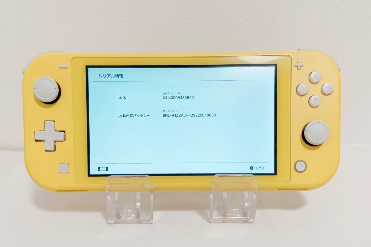 2020年製 Nintendo Switch lite 本体のみ 強化フィルム 2点セット