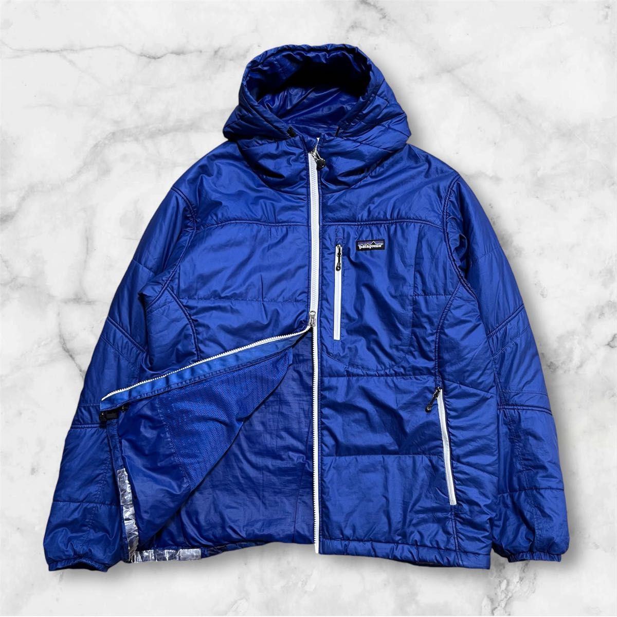 patagoniaパタゴニア ブルー DAS PARKA ダスパーカー M｜Yahoo!フリマ
