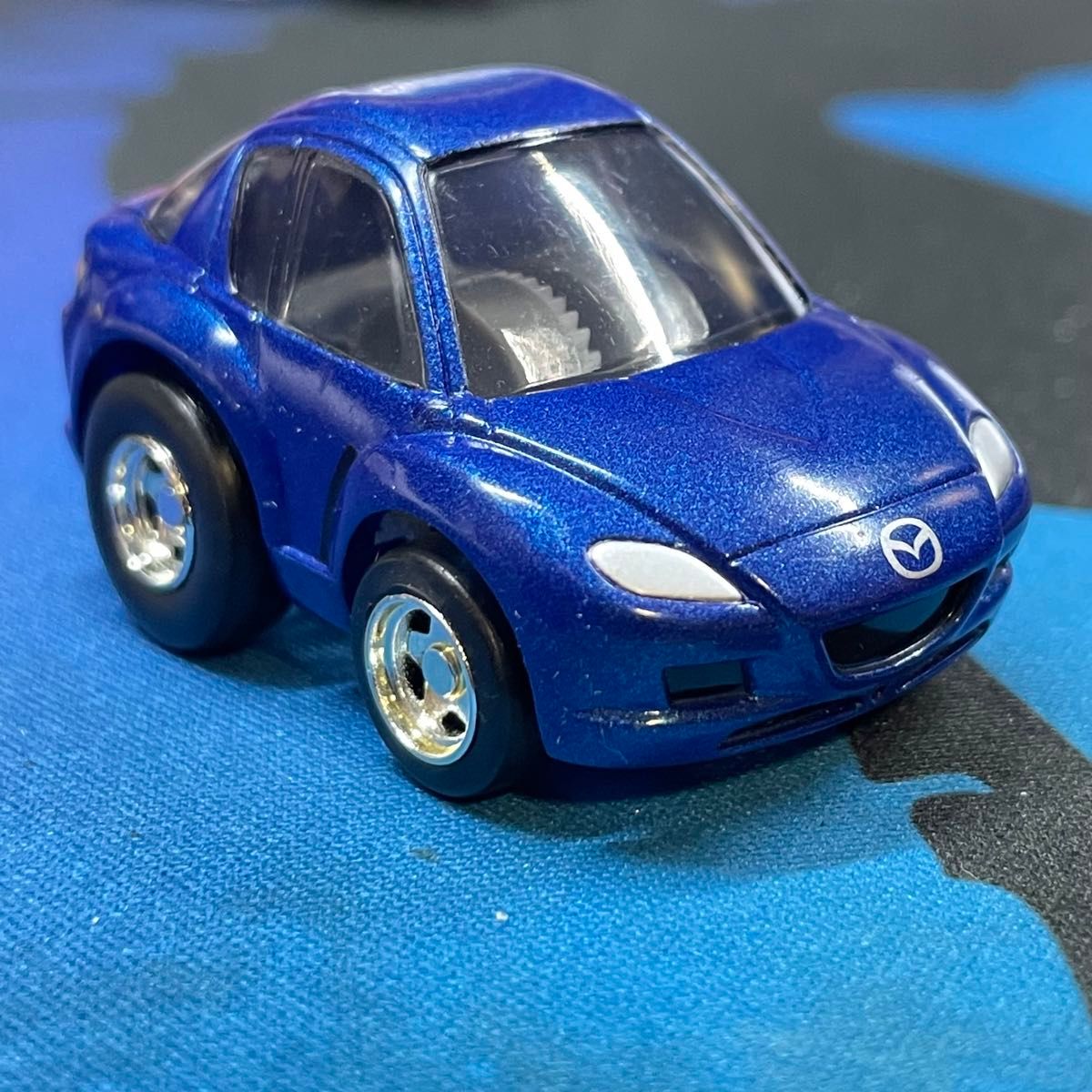 廃盤）チョロQ MAZDASPEED RX-8 マツダRX-8 ブルー 10円ウイリー