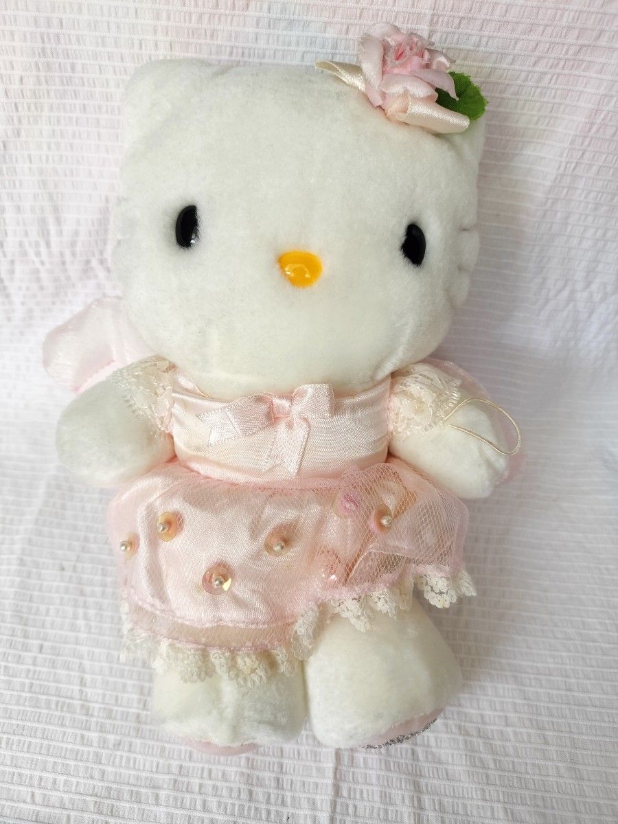 希少品】 サンリオ ハローキティ 天使 ぬいぐるみ NTT オリジナル限定