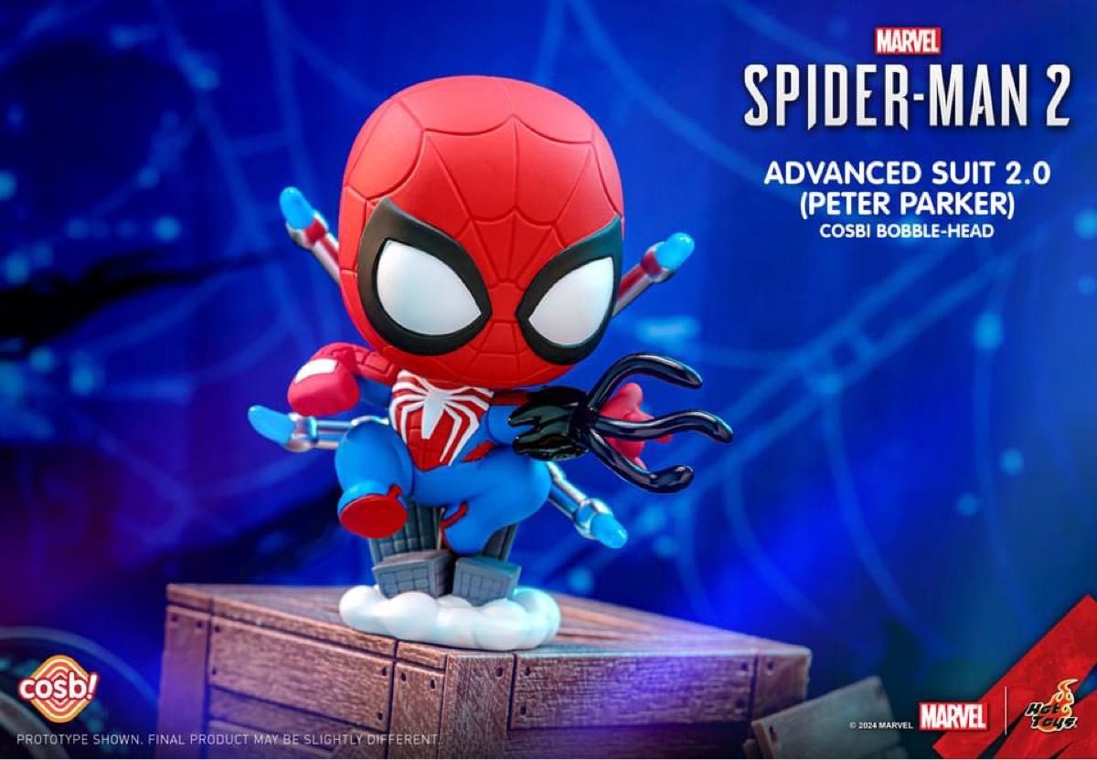 スパイダーマン ボブルヘッド 2体セット スパイダーマン ボブルヘッド