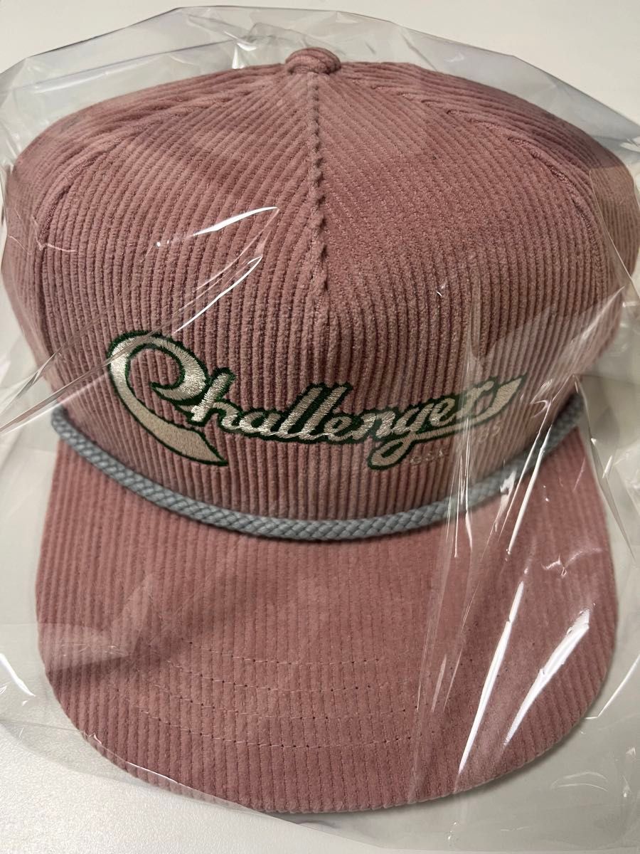 チャレンジャー CHALLENGER コーデュロイ キャップ PINK 長瀬智也