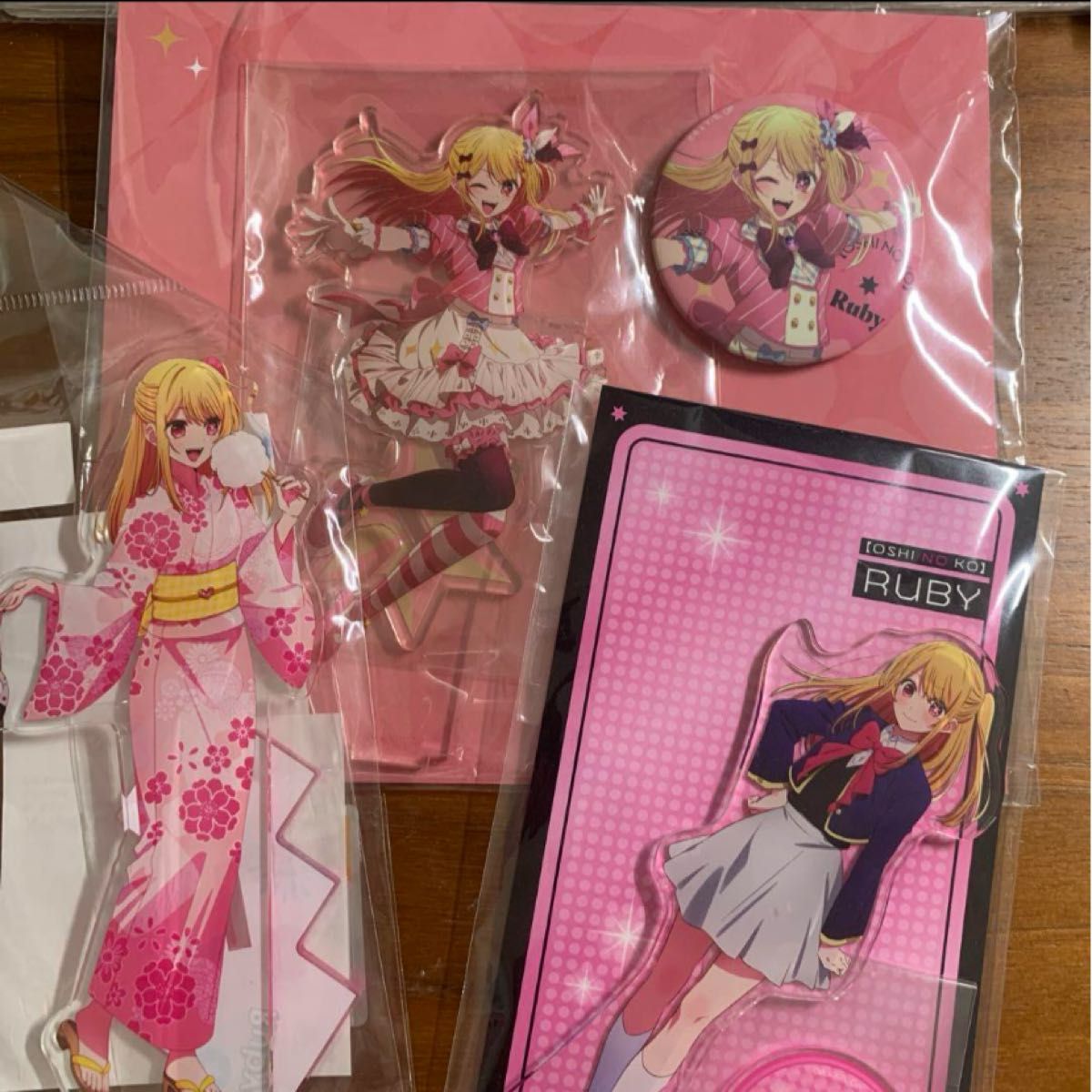推しの子 星野ルビー アクリルスタンド 缶バッジ 推しの子展 応援