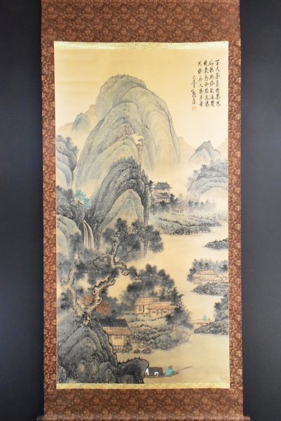 掛け軸 まとめて43本 佛画 中国複製画 山水など 送料込み！ 掛け軸