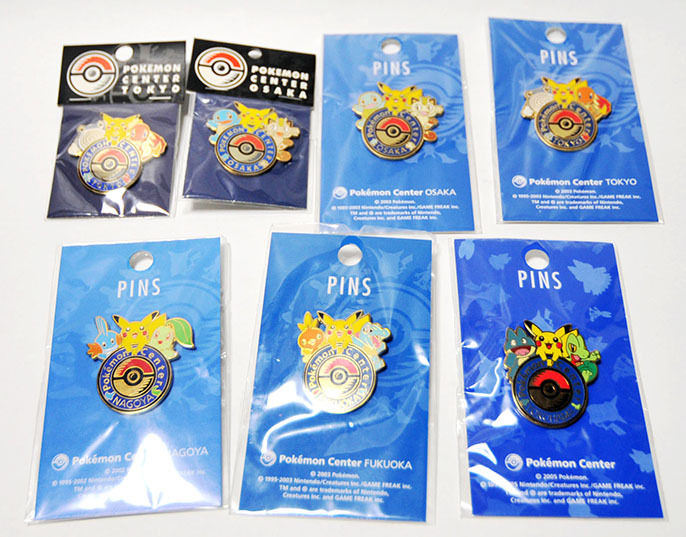 Yahoo!オークション - ポケモンセンター 歴代ロゴピンズ 7種 TOKYO OSA