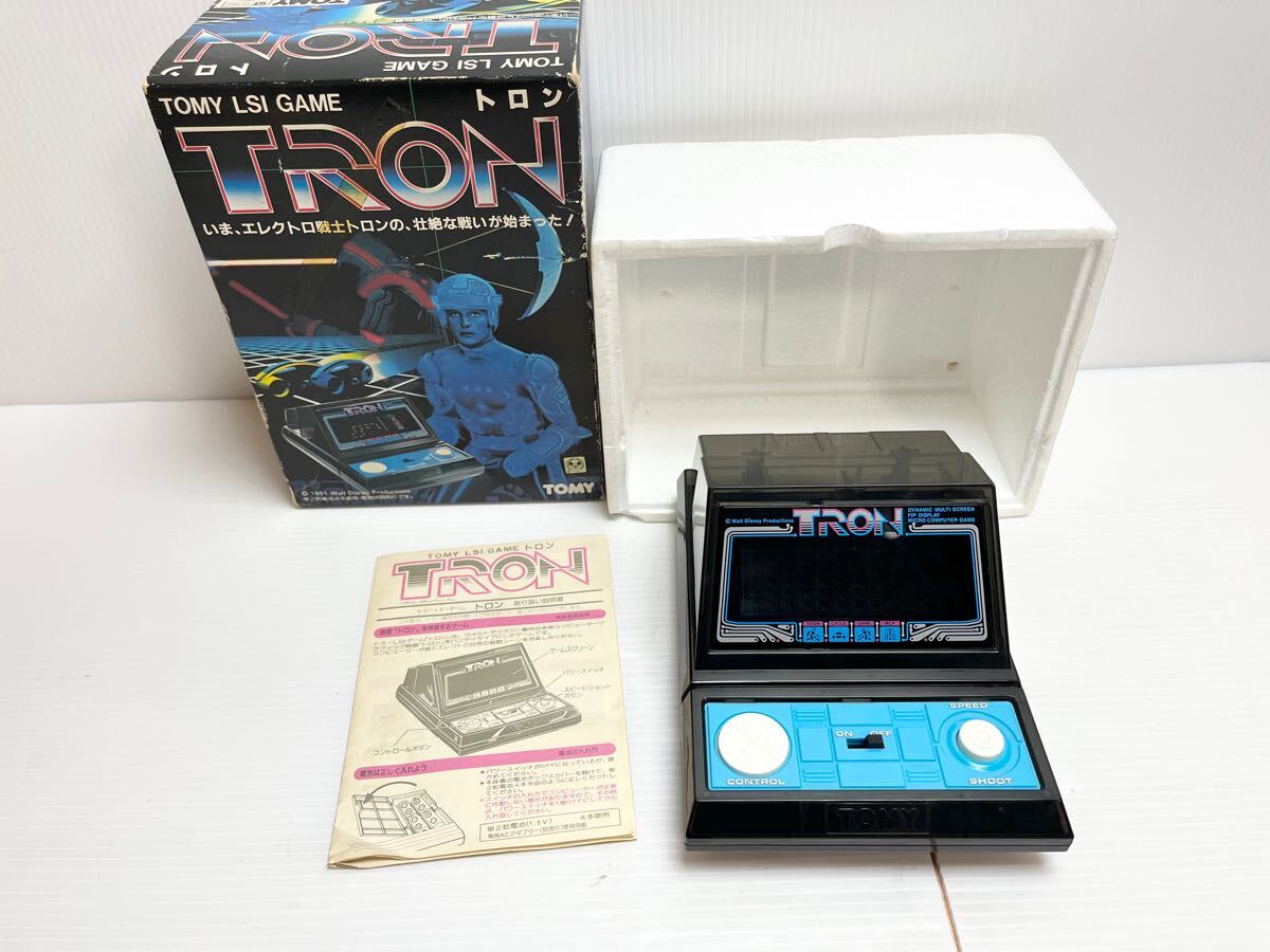 Yahoo!オークション - 1円〜TOMY LSIゲーム TRON トロン レトロゲーム