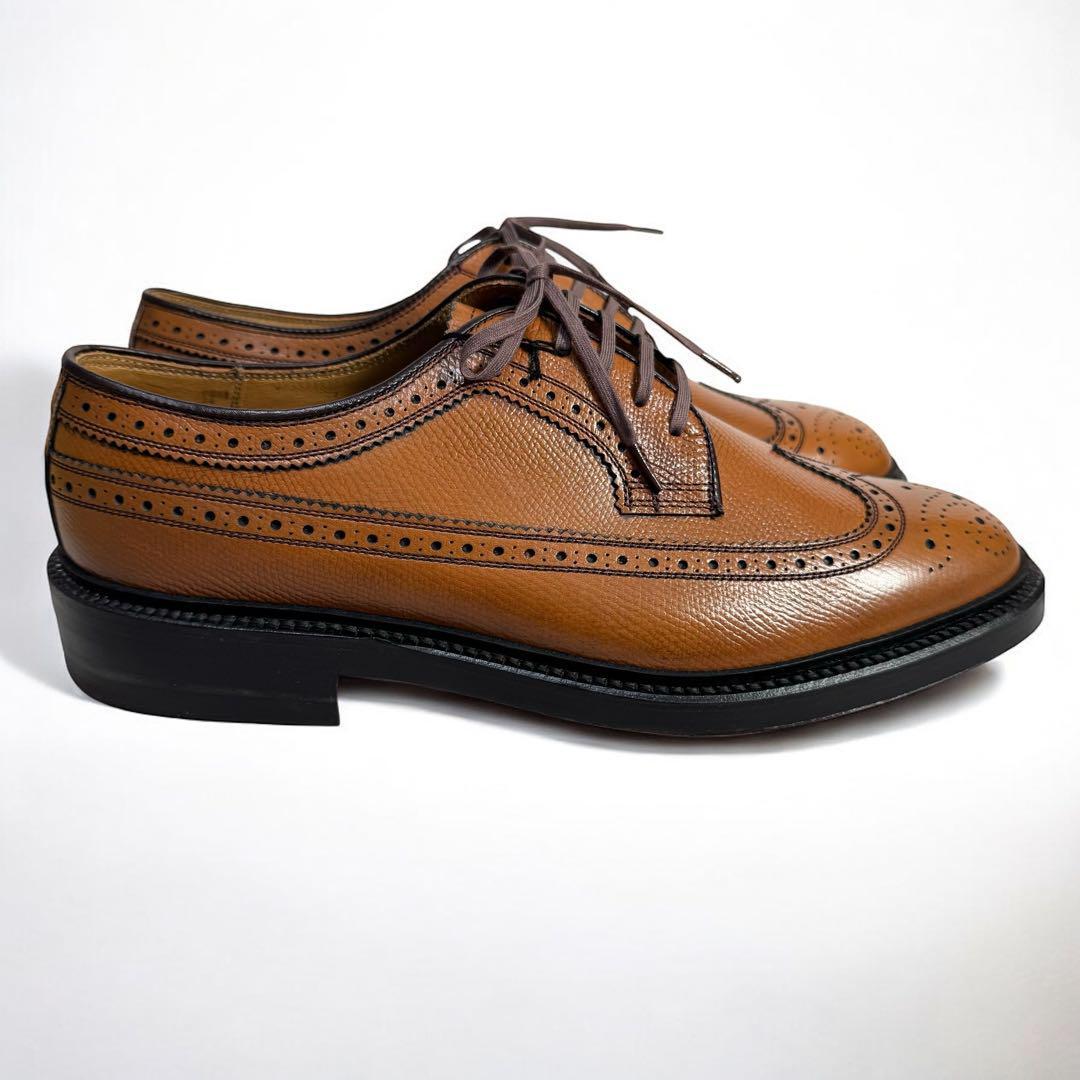 未使用 REGAL リーガル ウィングチップ レザーシューズ 革靴 革底