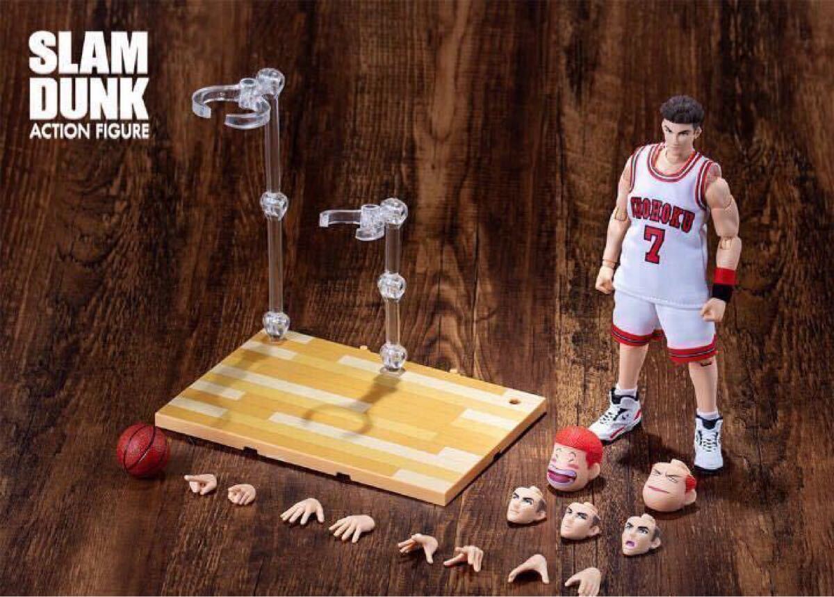 即納】スラムダンク 1/10 可動フィギュア 宮城リョータ湘北高校 白