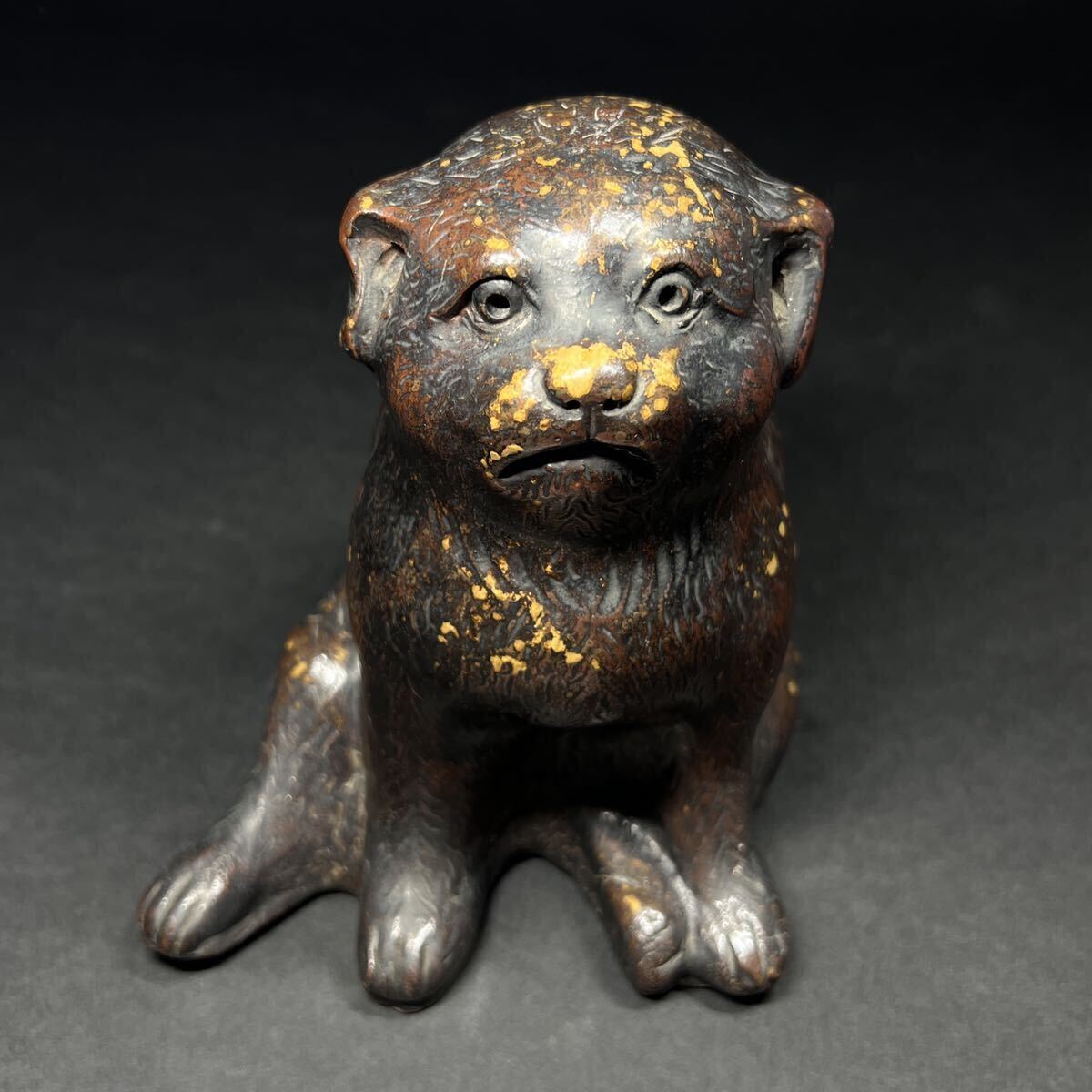 備前焼犬戌の置物