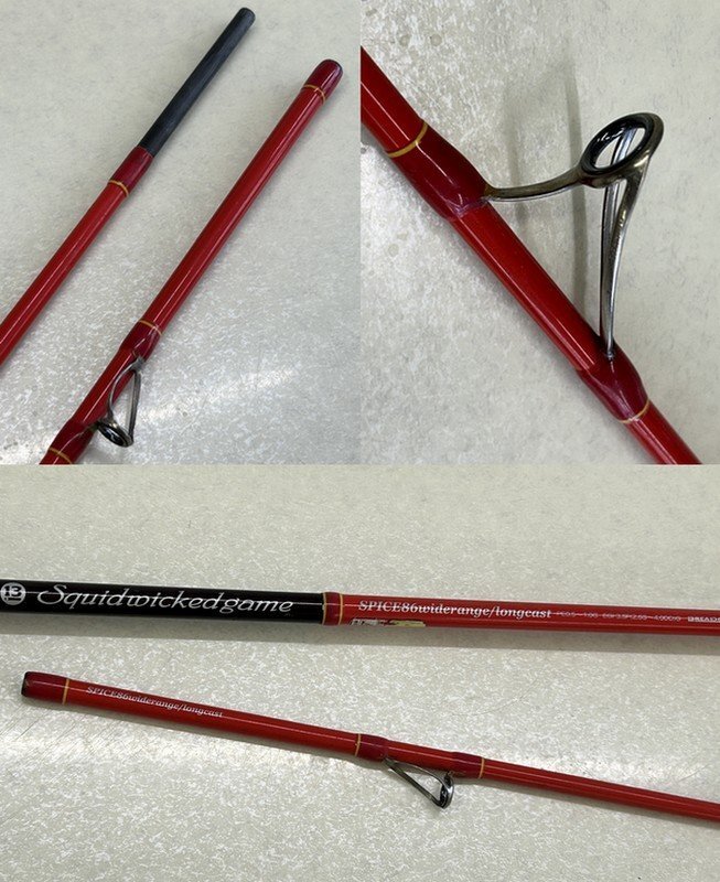 Yahoo!オークション - #名竿【希少 ブリーデン スパイス86 エギングロ