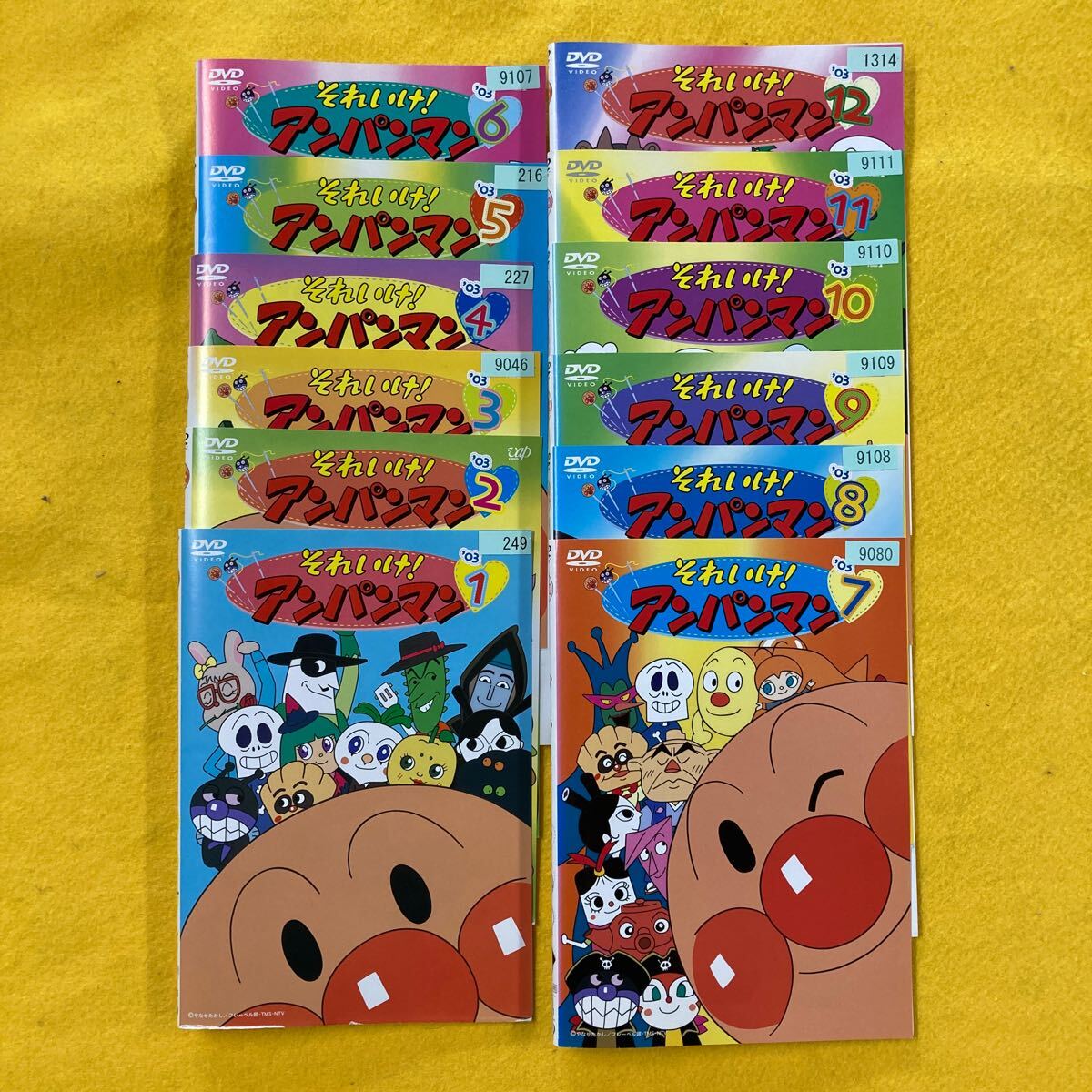 それいけ アンパンマン '03 12巻全巻セット 管理番号30225 DVD
